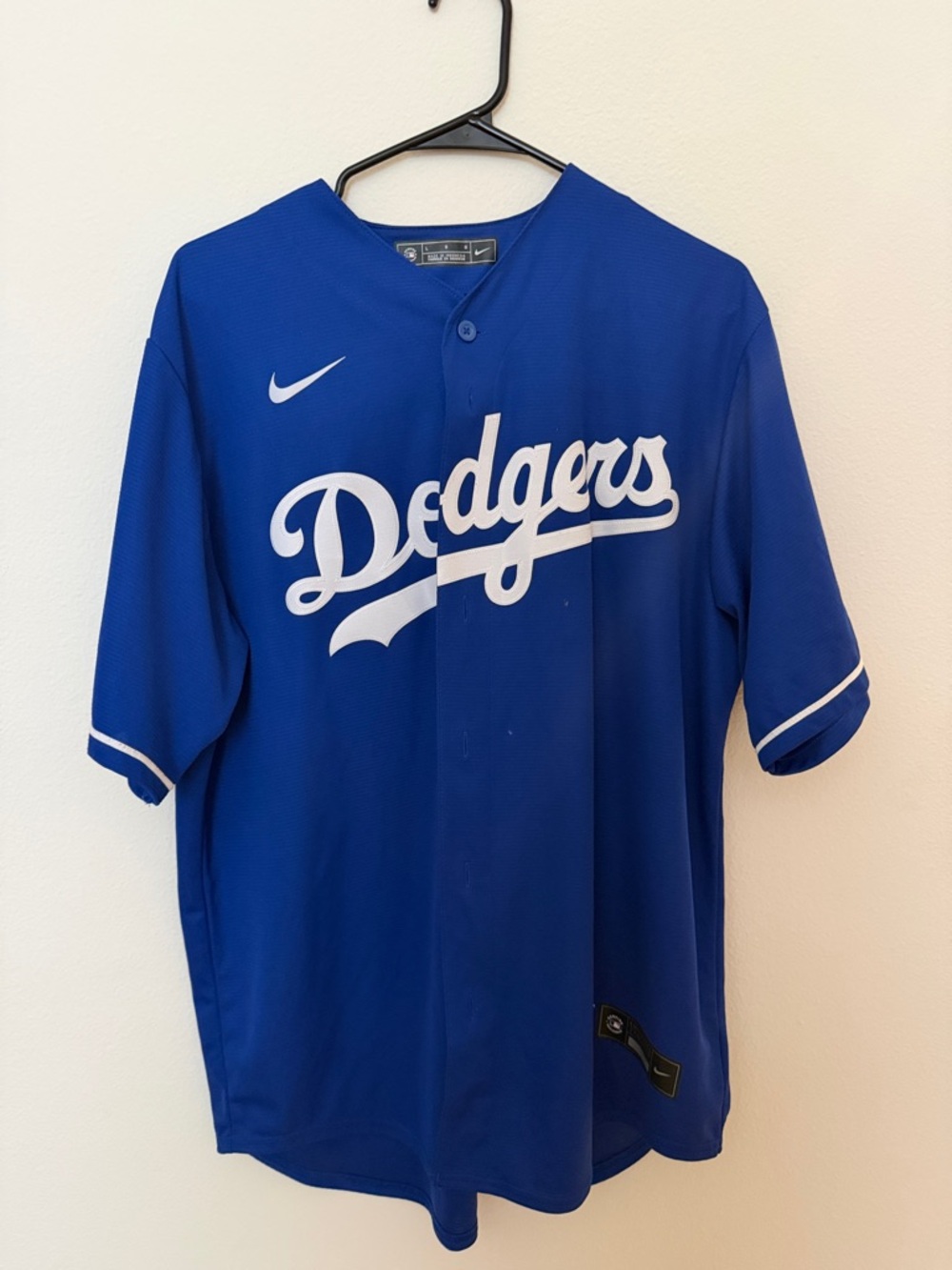 Nike Kershaw Dodgers Jersey in Royal Blue and White